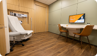 VitellaCare clinic patient room